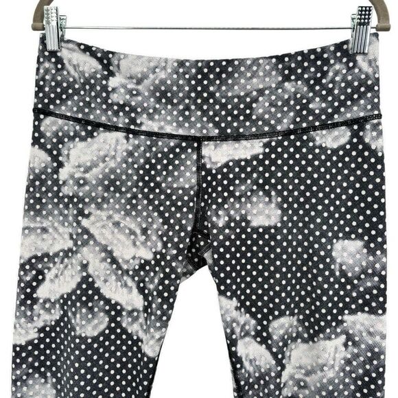 Lululemon Wunder Under Crop Il Dottie Dream Rose Neutral Blush Size 10 - Picture 2 of 10